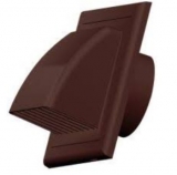 Ereszelem átm 150 Barna Vissza Csapószeleppel csőcsonkkal