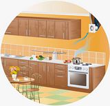 VENTS 100 M TP ventilátor Mozgásérzékelő időkapcsoló